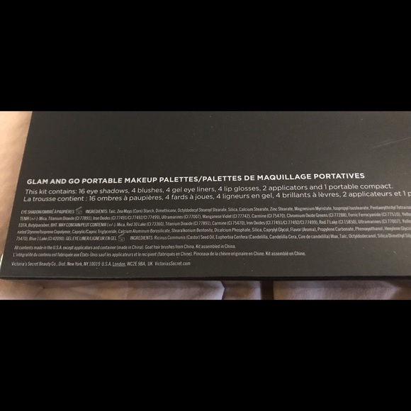 Victoria's Secret glam & go portable travel set  20 eyeshadow 4 gloss makeup - Picture 9 of 12